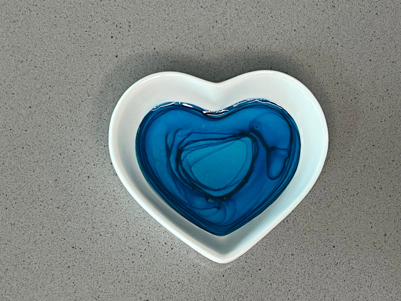 Jewelry Heart Lake Blue