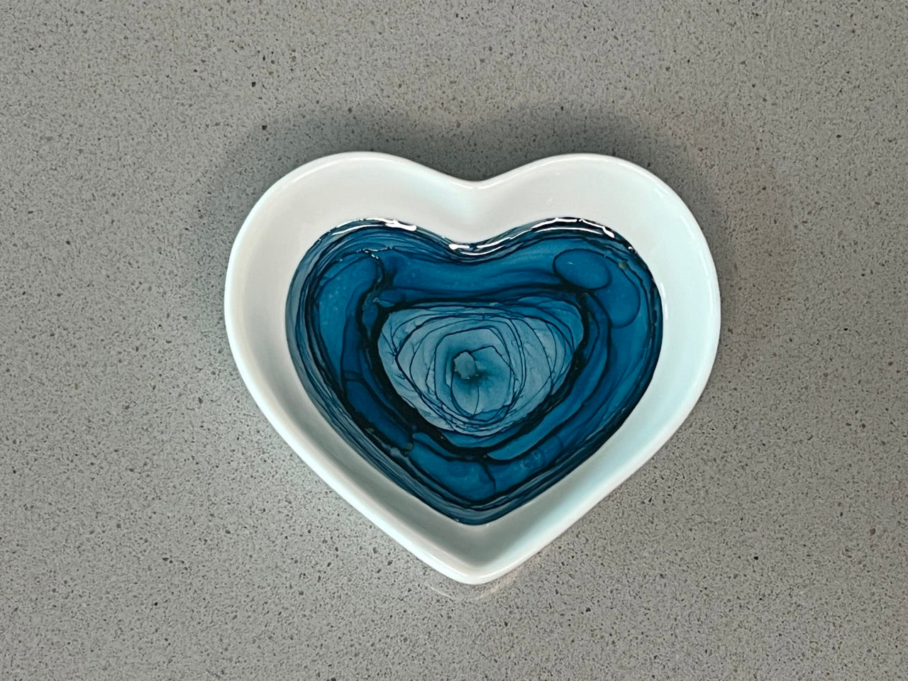 Jewelry Heart Prussian Blue